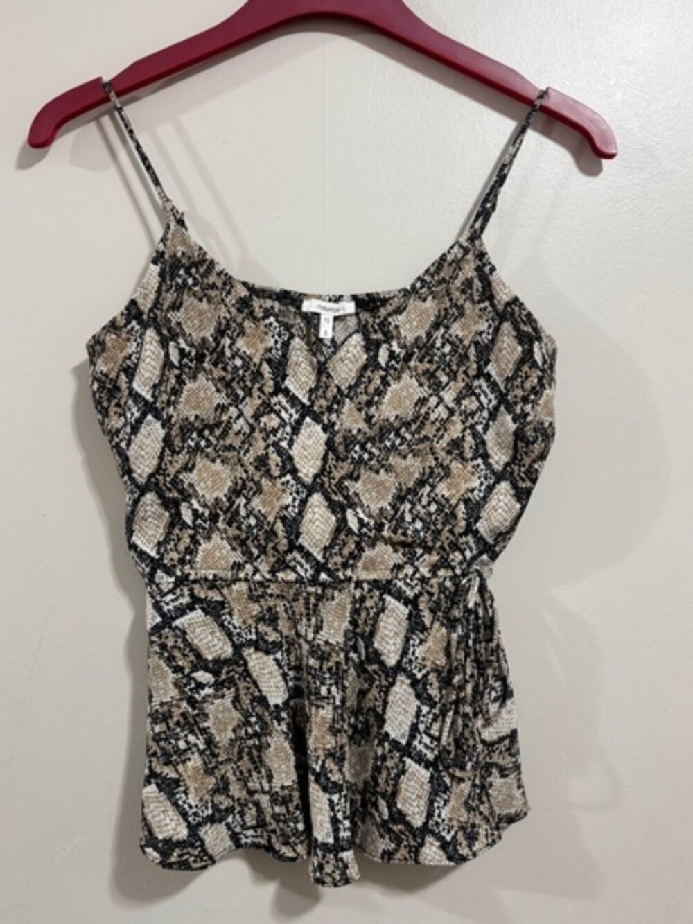 Animal Print Maurices Cami Tank Top Woman’s Size Small